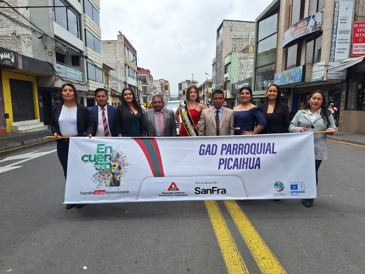 GADP PICAIHUA PARTICIPÓ EN DESFILE CÍVICO, MILITAR E INTERCULTURAL POR LOS 165 AÑOS DE PROVINCIALIZACIÓN DE TUNGURAHUA